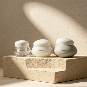 Luxury Double Wall Plastic Jar with Inner Jar 30g 50g 100g 150g 200g 300g Refillable Cosmetic Cream Jar for Face Cream Lotion