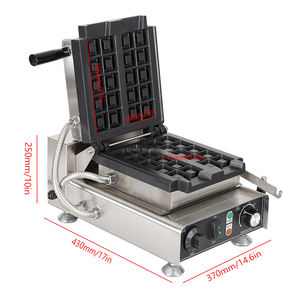 110 elettrica in acciaio inox/220V Mini ciambelle quadrate a forma di 2 piatti frittelle olandesi macchina per ristoranti <span class=keywords><strong>cucina</strong></span> <span class=keywords><strong>Snack</strong></span> - Product Image 2