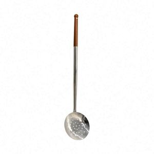 Utensilios de Cocina Nuevos a Precio de Fábrica, Herramientas de Cocina, Espátula Comercial de Acero Inoxidable 18/20/24 con Mango de Madera - Product Image 4