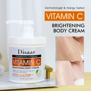 Disaar vitamina C crema per il corpo per la cura della pelle olio di cocco illumina l'aspetto delle macchie di età crema per il corpo - Product Image 5