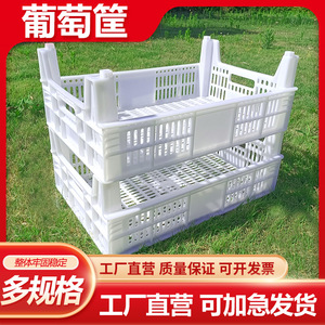 ตะกร้าพลาสติกทรงสี่เหลี่ยม สีขาว รับน้ำหนักได้ 100 กก. สำหรับบรรจุภัณฑ์ทั่วไป ผลิตด้วยวิธีฉีดขึ้นรูป แหล่งกำเนิดหลินยี่ - Product Image 5