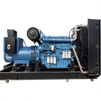 Générateur diesel Weichai 6M33D633E200 633KW 790KVA de type à châssis ouvert, alternateur sans balais, démarrage à distance, 50/60HZ avec ATS