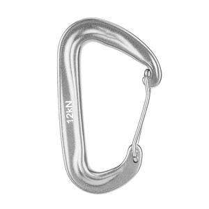 Ganchos de mosquetón de aluminio ligeros y resistentes 12KN para gimnasio al aire libre, hamacas para acampar, uso versátil de llaveros - Product Image 1