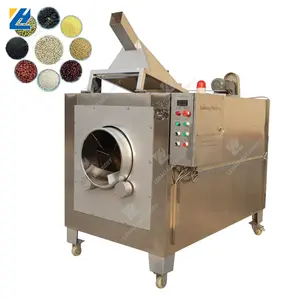 High quality electromagnetic heater pecans nut roaster sesame hazelnut roasting machine for nuts