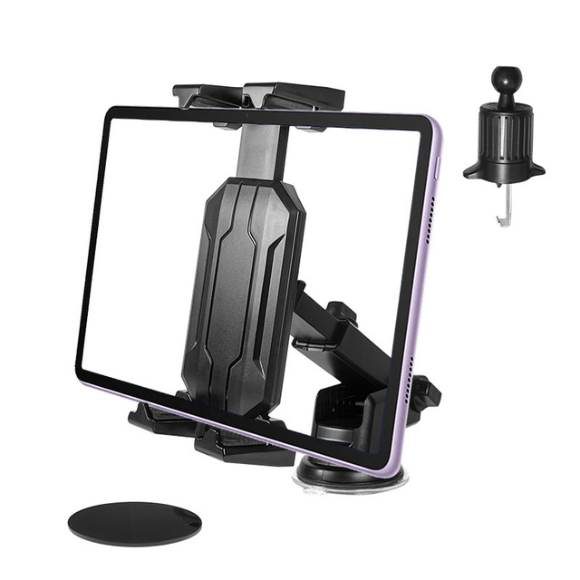 Universal Four-in-one Car Phone & iPad Tablet Holder with Suction Cup and Air Vent Attachment Portable Car Anti-shake
