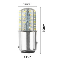 Auto LED Blitz Silikon Bremsleuchte 1156 1157 Blinker Rück fahrschein werfer 3014 48SMD LED Bremslicht