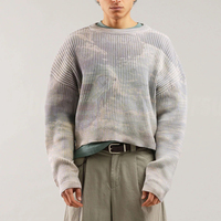 Personnalisé Automne Hiver Casual Ras Du Cou À Manches Longues Designer Pull Hommes Pull Tricot Imprimé Streetwear Hommes Pull