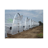 Serre tunnel multi-chapelles à faible coût CHOYUEH en film PE, facile à installer pour la culture de légumes et de fleurs