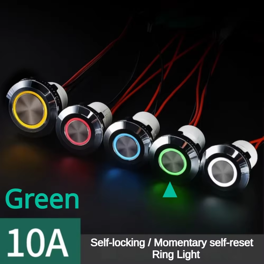 Anneau lumineux vert