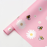 Kertas Kado Anti Air Motif Lebah Bunga Matahari Lucu untuk Liburan Anak, Kertas Kerajinan untuk Dekorasi Hadiah