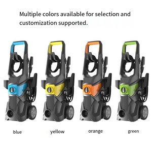 เครื่องฉีดน้ำแรงดันสูงแบบตั้งพื้น สำหรับใช้ในบ้าน 220V ปั๊มขนาดใหญ่ เครื่องฉีดน้ำแบบพกพา กำลังสูง สำหรับล้างรถ - Product Image 5