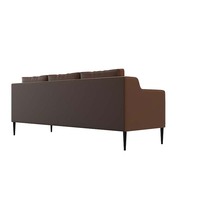 HS3-expositor de alta gama ODM OEM, muebles de lujo de alta gama, sofá tapizado de 3 plazas