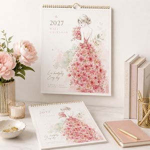 Elegante Calendario Colgante Urbano con Páginas Laminadas Mate, Diseño Floral Personalizado <span class=keywords><strong>de</strong></span> Fábrica para Uso en Oficinas Modernas <span class=keywords><strong>de</strong></span> Espacio Abierto - Product Image 1