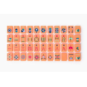 Factory Direct Sales Four Layer Board Game Laser Printing Design Acrylic <b>Mahjong</b> Tiles <b>Mahjong</b> <b>Set</b> for Family Play - Product Image 3