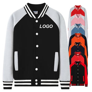 Vestes de Baseball Brodées en Offre Spéciale à Col Montant Sweatshirts Personnalisés pour Hommes Polaire Varsity Vestes Oem avec Logo - Product Image 1