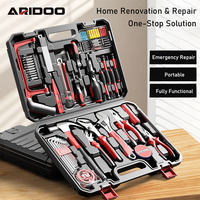 Juego de Herramientas para Reparaciones del Hogar, Caja de Herramientas Manual, Juego de Mantenimiento Combinado, para Electricistas y Carpinteros, Estuche Rígido, OEM