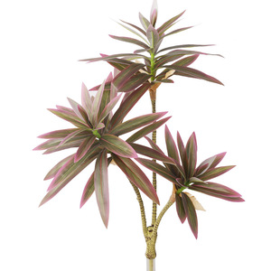 Planta Artificial de Bambú Lirio Verde, 133g por Rama, Hojas de Alta Simulación, Adorno Decorativo para Interiores, Material Plástico - Product Image 3