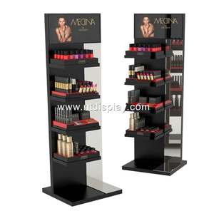 Sản Phẩm <span class=keywords><strong>Acrylic</strong></span> Lưới Kim Loại Son Bóng Pgloss Giá Đựng Mỹ Phẩm Trang Điểm Bán Lẻ Bộ Trưng Bày Lông Mi Sàn Có Đèn Led - Product Image 4