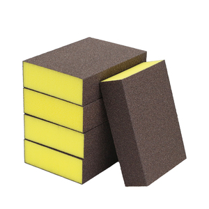 Bloque <span class=keywords><strong>de</strong></span> Lijado <span class=keywords><strong>de</strong></span> Esponja <span class=keywords><strong>de</strong></span> Alta Densidad, Lavable y Reutilizable, con <span class=keywords><strong>Esmeril</strong></span> <span class=keywords><strong>de</strong></span> Alúmina para Pulir Superficies <span class=keywords><strong>de</strong></span> Madera, Paredes, Metal y Azulejos, OEM - Product Image 2
