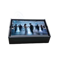 Teleprompter Personalizado para Escenario con Pantalla HD de 27-55 Pulgadas, Monitor para Conferencias, Teleprompter de Piso con Ángulo Ajustable