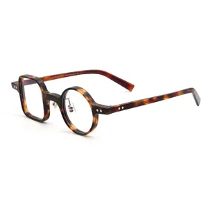 New trendy Fashion STOCK round rectangle acetate eyewear eyeglasses frames for women men