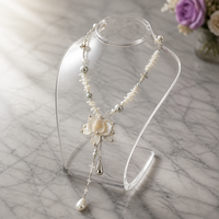 Collier pendentif croix gothique, collier ras du cou à franges multicouches pour femmes, style grunge audacieux