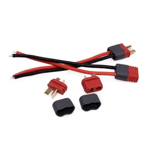 Cable Personalizado AM-1015E-F AM-1015E-M Antideslizante Tipo T, Conector Macho-Hembra de 25A, 16AWG, 10/20/50CM, para Batería de Litio RC ESC - Product Image 5