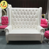 Neues Produkt Fabrik-Großhandel Massivholz Europäischer Stil Zweisitzer-Sofa für Hotel Hochzeit Event Apartment Wohnzimmer Modern