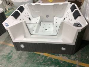 Spa <span class=keywords><strong>extérieur</strong></span> Offre Spéciale Jacuzzier avec piscine de massage à la mode en verre transparent pour <span class=keywords><strong>4</strong></span> <span class=keywords><strong>personnes</strong></span> - Product Image 6