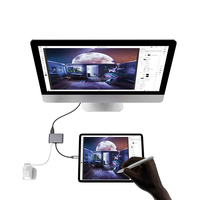 Adaptador Portátil 4 en 1 Tipo C a Doble HDMI 4K 60HZ USB 3.0 Hub Multipuerto Convertidor Adaptador USB-C Hub Adaptador USB C HDMI