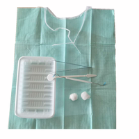 Kit dentaire médical jetable pour examen en clinique, stérile, chirurgical, en plastique, pour soins bucco-dentaires