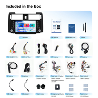 Autoradio Android Dasaita 9 pouces avec écran tactile, système audio automobile, processeur Qualcomm, 256 Go, système d'infodivertissement pour 4Runner 2010-2023, stéréo