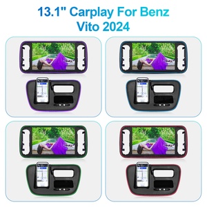 NaviHua - Sistema de Navegación Multimedia Estéreo 2 Din con Radio Android para Automóvil, GPS, Accesorios para Automóvil, Modificado para Mercedes Benz Vito 2024 2025 - Product Image 3