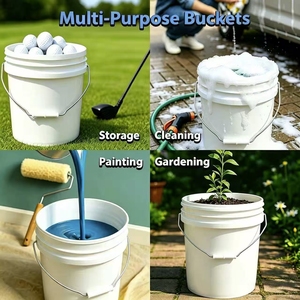 Seau de 5,3 gallons avec couvercle <span class=keywords><strong>SDPAC</strong></span> fabriqué en Chine, seau polyvalent pour la peinture, l'eau, les projets artistiques et artisanaux - Product Image 6