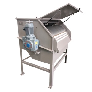 فلتر بركة بشاشة أسطوانية دوارة أوتوماتيكية WTP ETP STP شاشة دقيقة ثابتة - Product Image 4