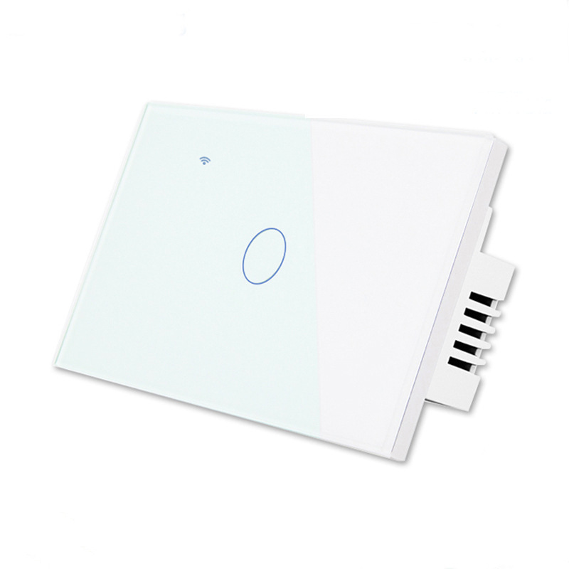 Interrupteur intelligent WiFi (Fil neutre requis) 1 voie, Blanc