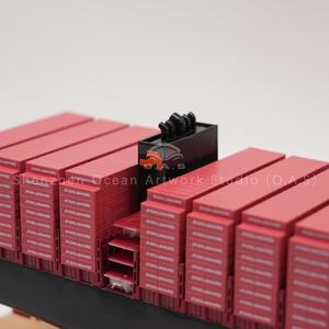Modello di Nave Cargo DALIMARO Personalizzato 45cm Scala 1:888 Modello di Nave Portacontainer di Alta Qualità per Regalo Aziendale - Product Image 3