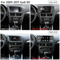Lecteur multimédia portable pour voiture Meihua 12,3 pouces 7870 Android 13 avec amplificateur, GPS, radio pour Audi Q5 2009-2017, CarPlay