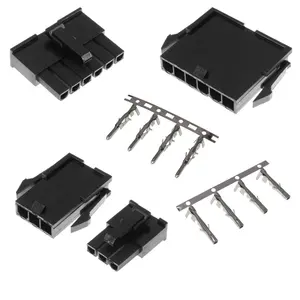 Molex Mini-fit 4.2mm 5557 블랙 하우징 크림프 와이어 2/3/4/5 /6 핀 커넥터