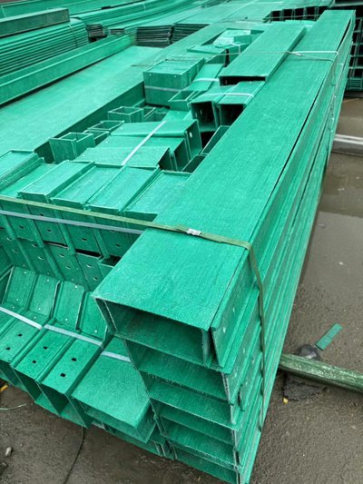 Reinforced Fiberglass FRP Cable Ladder Trays High Quality Waterproof Lightweight Corrosion Resistant High Intensity Cutting