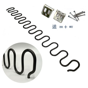 สปริงโซฟาแบบแบน ขนาดเส้นผ่านศูนย์กลางลวด 4.0 มม. ยี่ห้อ Solid Curry Serpentine Spring สำหรับซ่อมโซฟา สปริงโค้งขนาดเล็ก สปริงแรงดึงขนาดเล็ก - Product Image 1