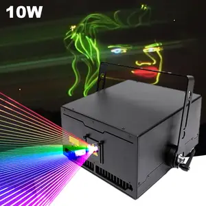 Ao ar livre realizar dj disco festa iluminação ip65 10w rgb animação colorida luz laser