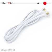 Câble de communication téléphonique RJ11 6P4C mâle vers RJ11 6P4C mâle en PVC