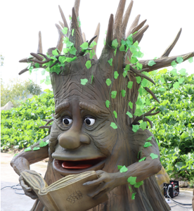 Life-Size Indoor/Outdoor Silicone Realistic Animatronic Electric Human <strong>Face</strong> Talking <strong>Tree</strong> Model <strong>with</strong> Sounds for Adventure Parks - Product Image 4