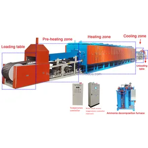 China High Quality Continuous Atmosphere Protection Heat Treatment Furnace For Iron Powder Sintering
