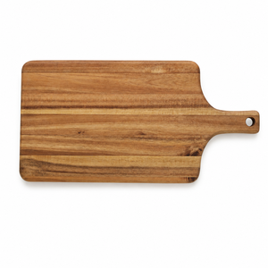 Tabla de cortar de <span class=keywords><strong>madera</strong></span> de acacia con mango, disponible en stock local en EE. UU., sin personalización, para el hogar, restaurantes, cocinas, carne, verduras y frutas. - Product Image 4