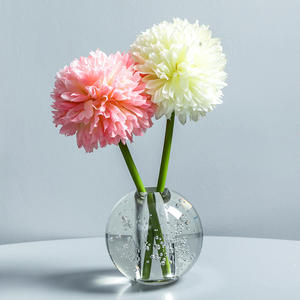 Jarrón <span class=keywords><strong>de</strong></span> Cristal, Decoración <span class=keywords><strong>de</strong></span> <span class=keywords><strong>Mesa</strong></span> para el Hogar, Florero <span class=keywords><strong>de</strong></span> Cristal, <span class=keywords><strong>Centros</strong></span> <span class=keywords><strong>de</strong></span> <span class=keywords><strong>Mesa</strong></span>, Jarrón <span class=keywords><strong>de</strong></span> Cristal <span class=keywords><strong>con</strong></span> Burbujas - Product Image 1