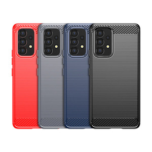 Gran oferta, funda de teléfono de fibra de carbono, funda a prueba de golpes, funda de teléfono Tpu suave para Samsung A13 A23 a33 a53 a73 <span class=keywords><strong>M23</strong></span> S22 plus - Product Image 1