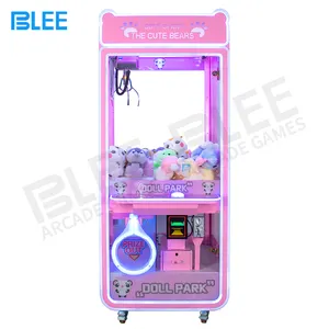 Custom Wholesale Claw Machine For Adult Classic Claw Crane Machine Crazy Toy 2 Crane With Bill Acceptor