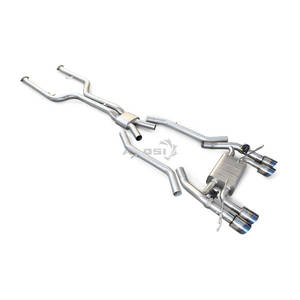 Tuyau d'échappement intelligent SS304 Cat-back pour BMW M3 G80 2020-2024 3.0T S58, configuration de son de silencieux haute performance - Product Image 1